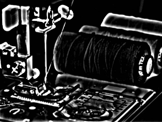 Machine à coudre de l'atelier